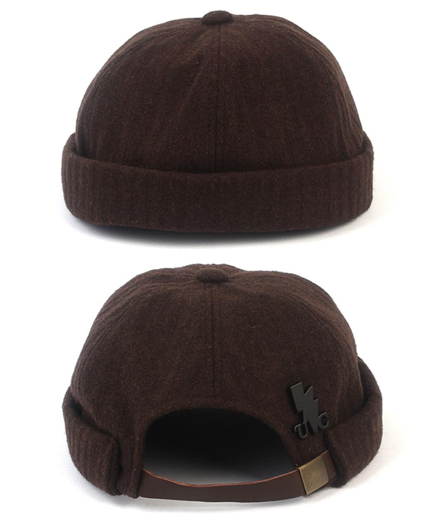 Yunibeosyeolkemiseuteuli Modern Wool Brown Watch Cap