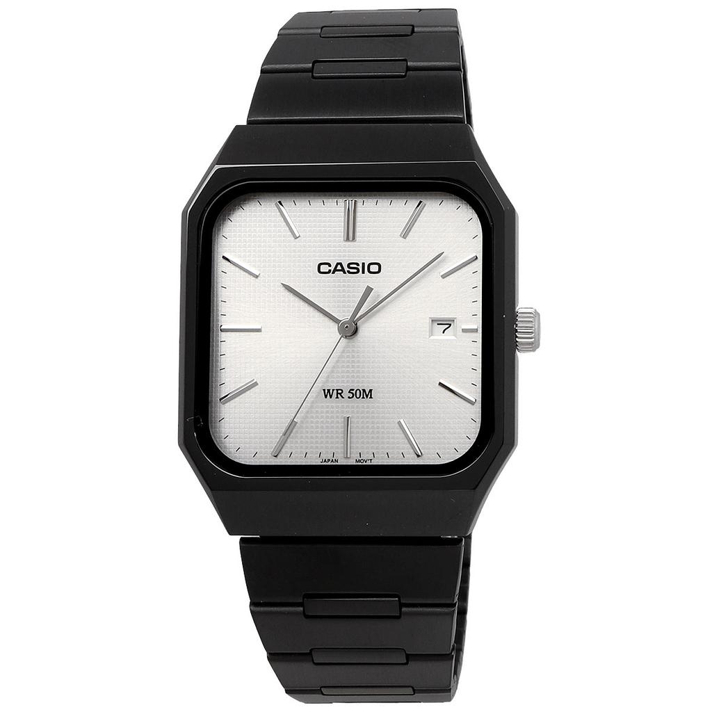 CASIO Standard Analog Quartz Black IP Overseas Watch, MTP-B185B-7AV
