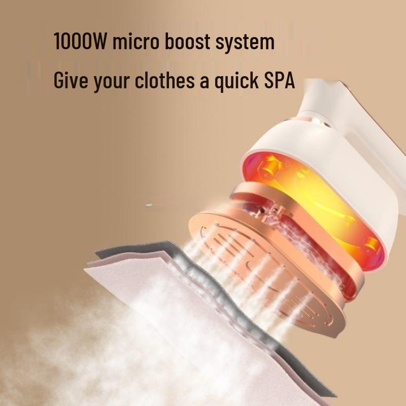 Compact Handheld Garment Steamer for Home and Dorm Use