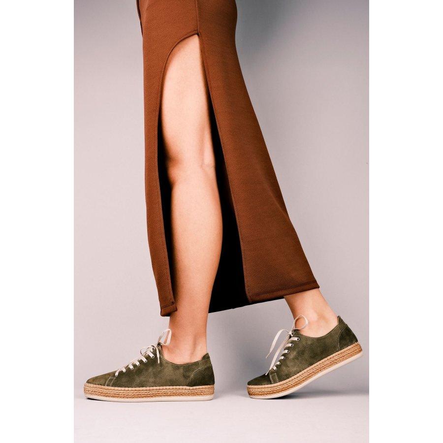 

Женская повседневная обувь из замши и кожи 41 чёрный