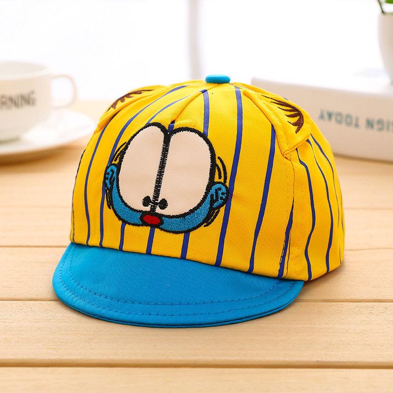 

Детская шляпа от солнца с отворотом 2024: Кепка-утка с мягким козырьком для мальчиков и девочек, идеально подходит для весны и осени 48cm (6-18 months) жёлтый