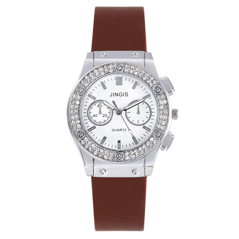 Silicone Women Watches Luxurious Brand Casual Diamond Female Quartz Wristwatches Simple Sport Clock Relogio Feminino