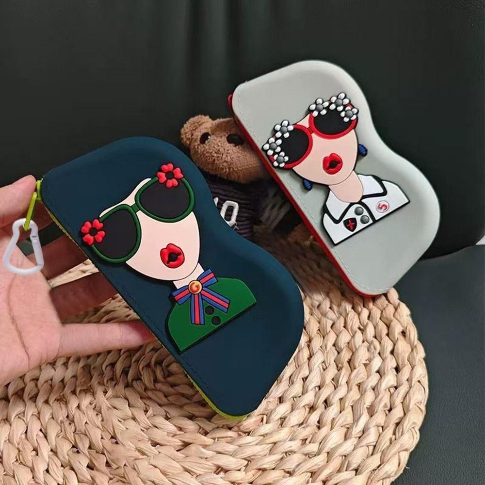Multifunctional Glasses Bag Dustproof Waterproof Small Items Bags Silicone Eyeglasses Box