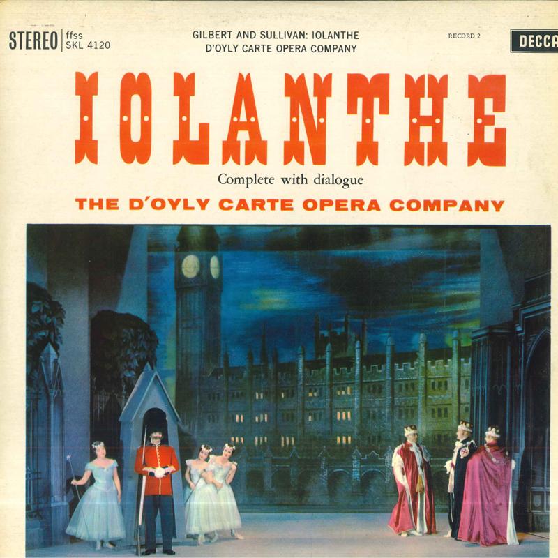 

LP Record GILBERT SULLIVAN THE DOYLY CART Iolanthe SKL4120 DECCA UK Classical Used