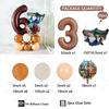 26pcs Italian Brainrot Garland Foill Balloons Column Tung Tung Sahur Birthday Party Gifts Kids Baby Shower Gifts Decorations