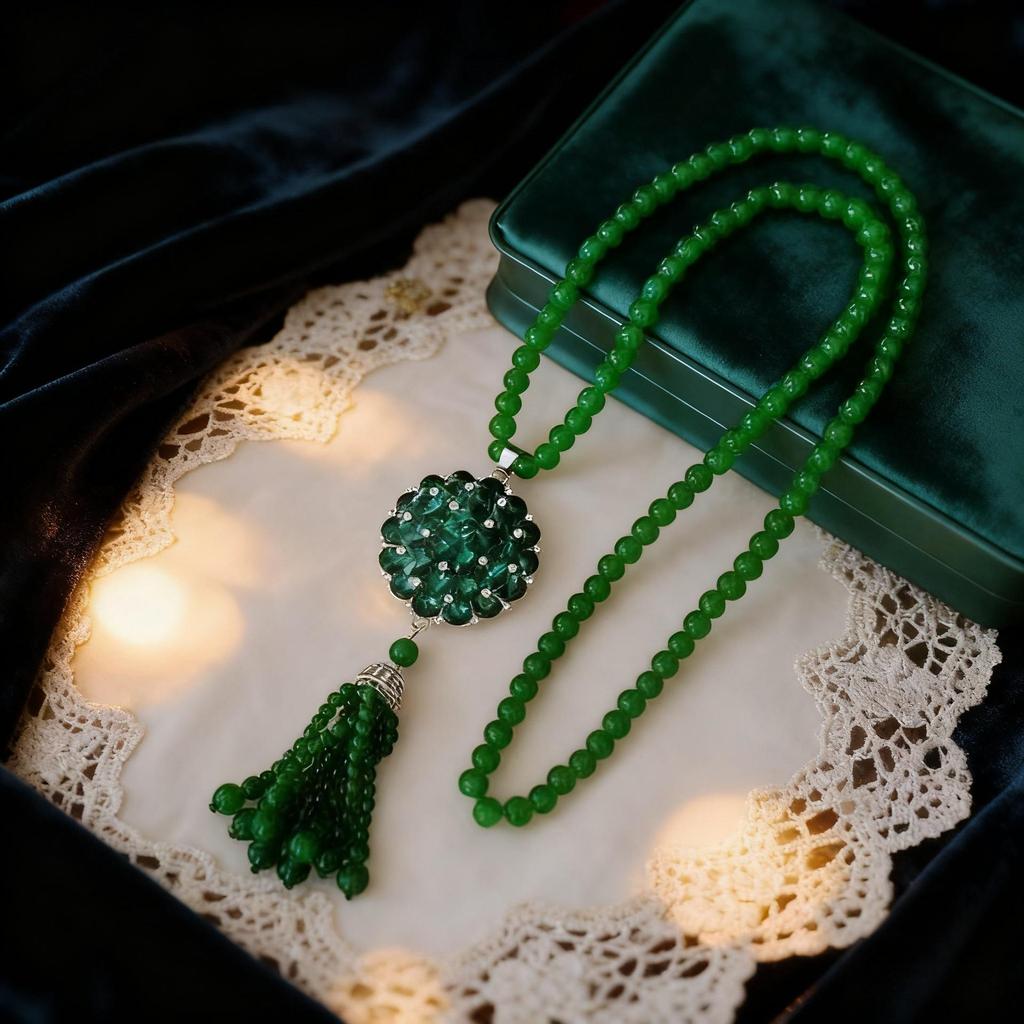 Classic Cat's Eye Pearl Sweater Necklace - Luxury Chinese Long Pendant for Women
