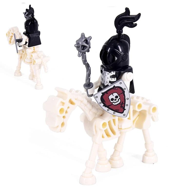 Mittelalterlicher Ritter Antiker Soldat Minifigur Montage Bausteine