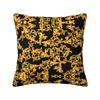 Luxury European Floral Pattern Cushion Cover Polyester Baroque Victorian Art Throw Pillow for Car Square Pillowcase Home Decor