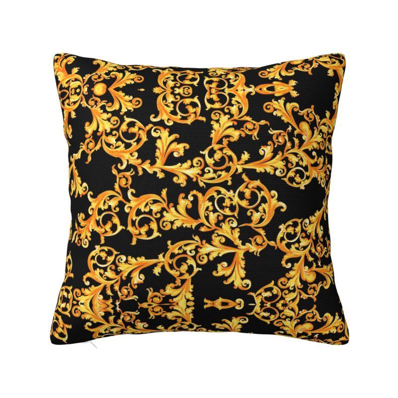 Barockes Blumenmuster Kissenbezüge Europäischer Rokoko Stil Weiche Niedliche Kissen für Sofa Heimdekoration