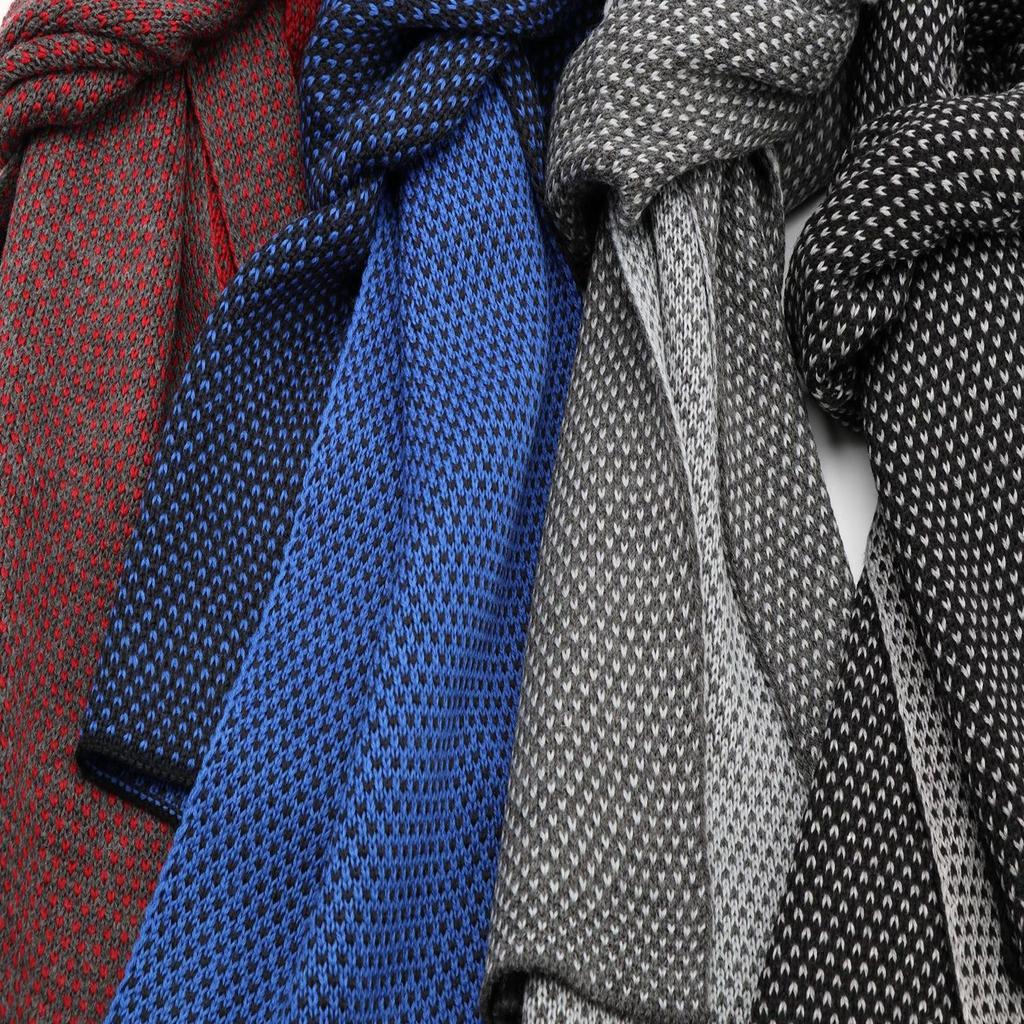 Knitted wool scarf, winter warm casual high-end scarf, nitrile blended knitted scarf