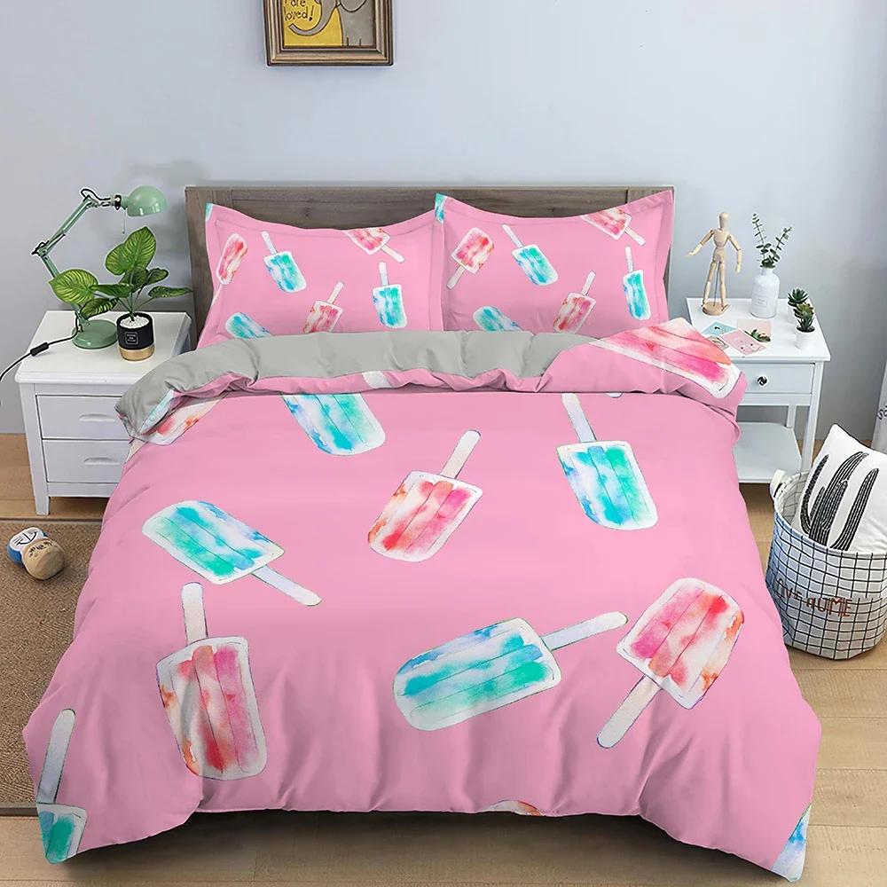 Modern Bedding Set Floral Pattern Duvet Cover Bedroom 3D Comforter Covers Single Twin King Size Quilt Cover Home Textile 2/3PCS