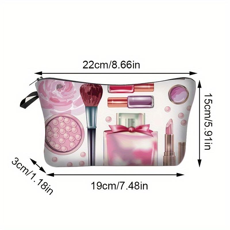 1pc Women Girls Beautiful Cosmetics Bag Makeup Bag Pouch Travel Portable Cosmetics Storage Bag Birthday Gift