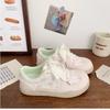 Little white shoes women's autumn new women's shoes mesh breathable with skirts versatile niche casual board shoes