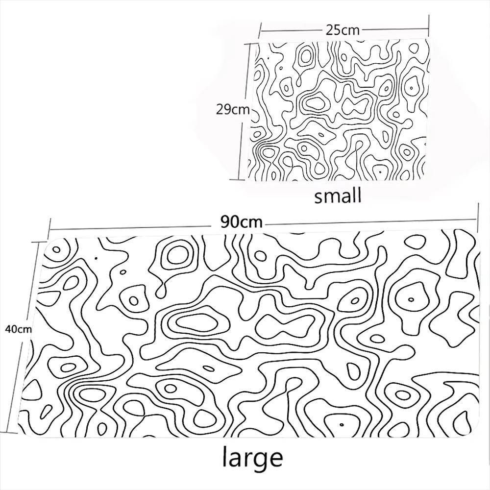 Abstract Line Rubber Office Gaming Computer Desktop Mat Desk Pad Accessories Large Mouse Mat Pc Gamer for Compuradora Writing