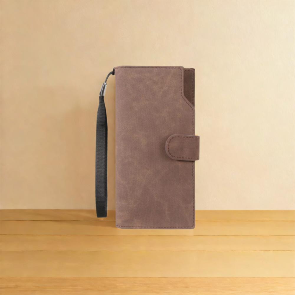 Hasp Business Wallet Large Capacity Card Holder Fashion Men Long Wallet Ladies