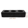 3-Hole Portable Beverage Cup Holder Tray Premium Drink Carrier for Coffee Milk Tea Cold Drinks Takeout Picnic Fast Service