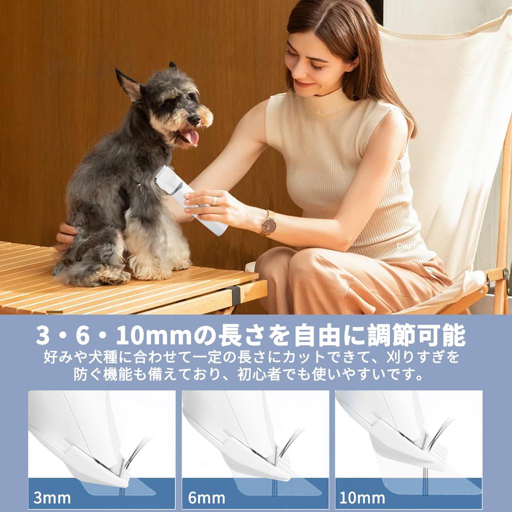 Sazuik Elektrische Haarschneidemaschine für Haustiere für Hunde und Nägel Pfote und Ganzkörper USB für Hunde und beinhaltet japanische Bedienungsanleitung Katzen, Trimmer, Ballen, Gesicht,
