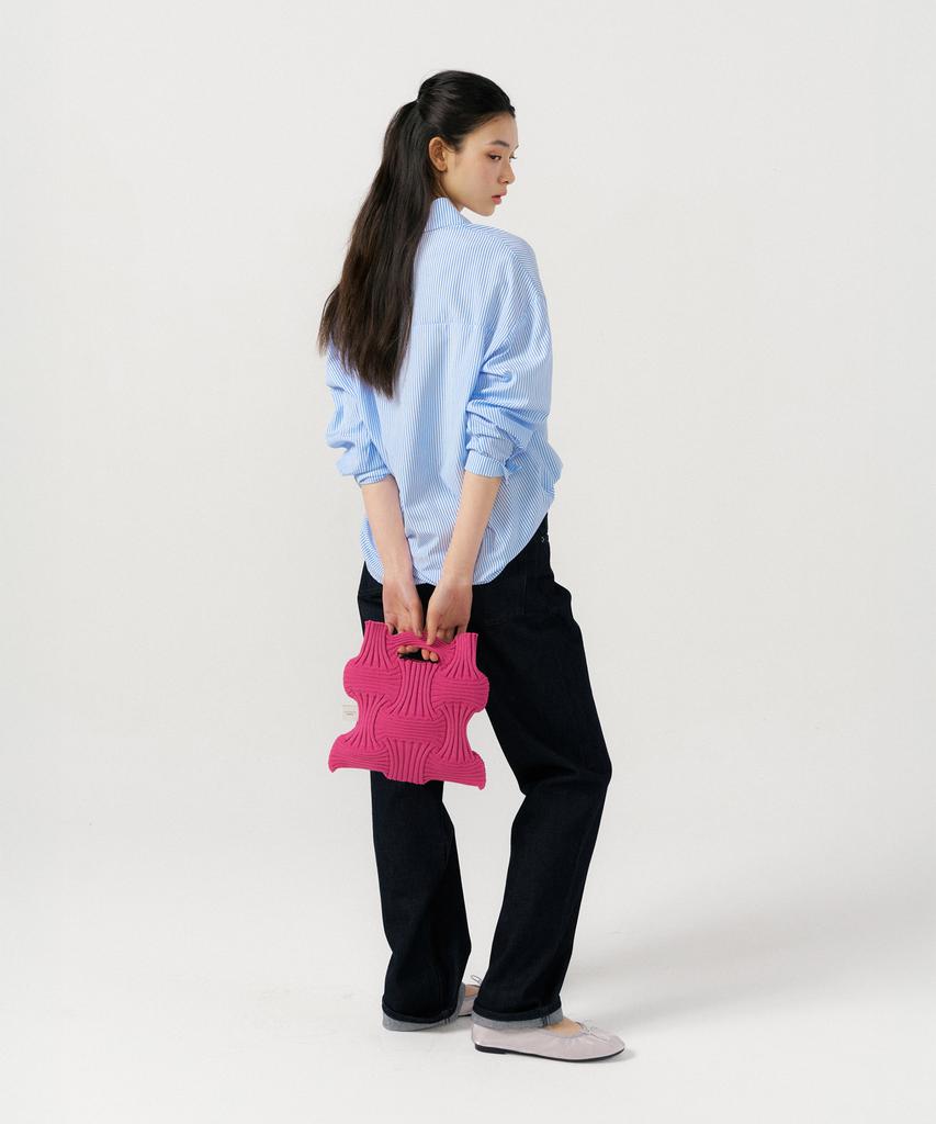 Pleatsmama New Bow Bag Pink