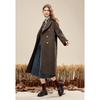 Betu Women's Elegant Mid-Length Wool Blend Coat