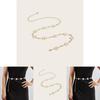 Womens Metal Floral Waist Chain With Hook Fastening For Fashionable Attire
