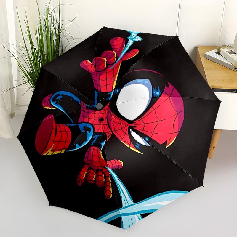 1pc Spider-Man Automatic Open/close Folding Umbrella, Compact Portable Travel Umbrella, Perfect Gift for FriendsCute Umbrella yy250812043