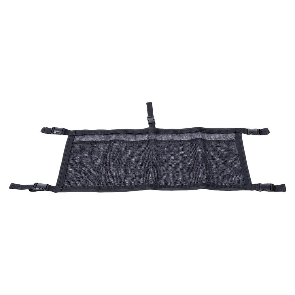 Boat Storage Bag with 3 Divisions Suspended Boat Tackle Life Jacket Mesh Bag Organizer for Leaning Post 4x32x15in