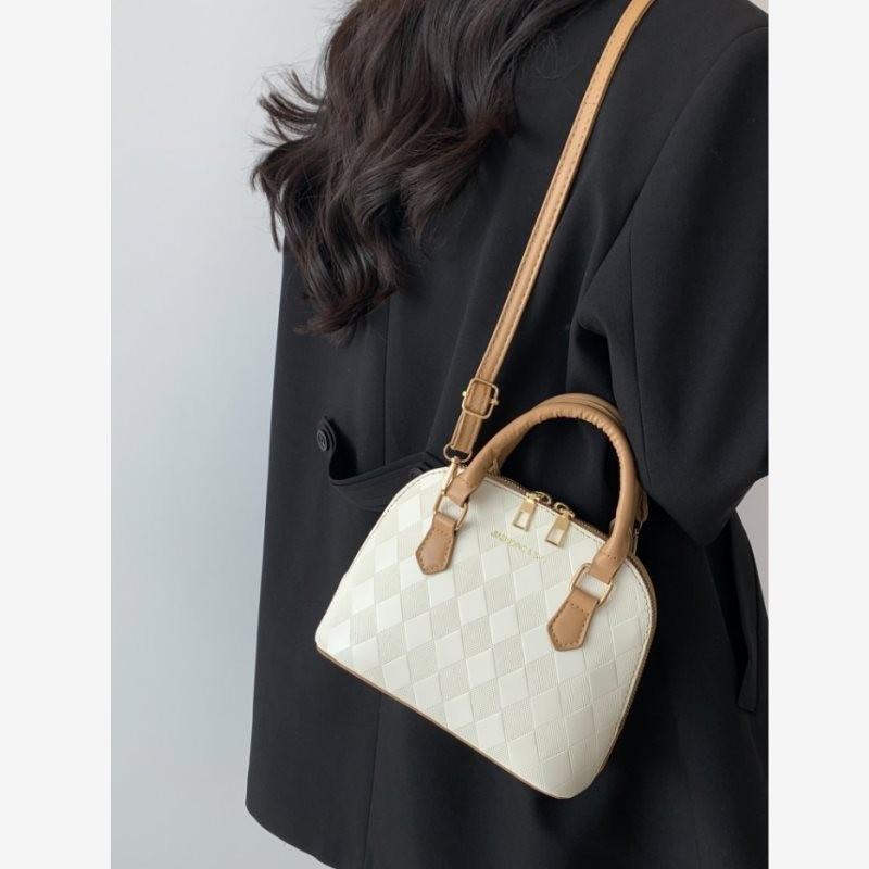 Elegant Softshell Bag For Women Unique Shell Shape Versatile Shoulder Bag In Multiple Colors