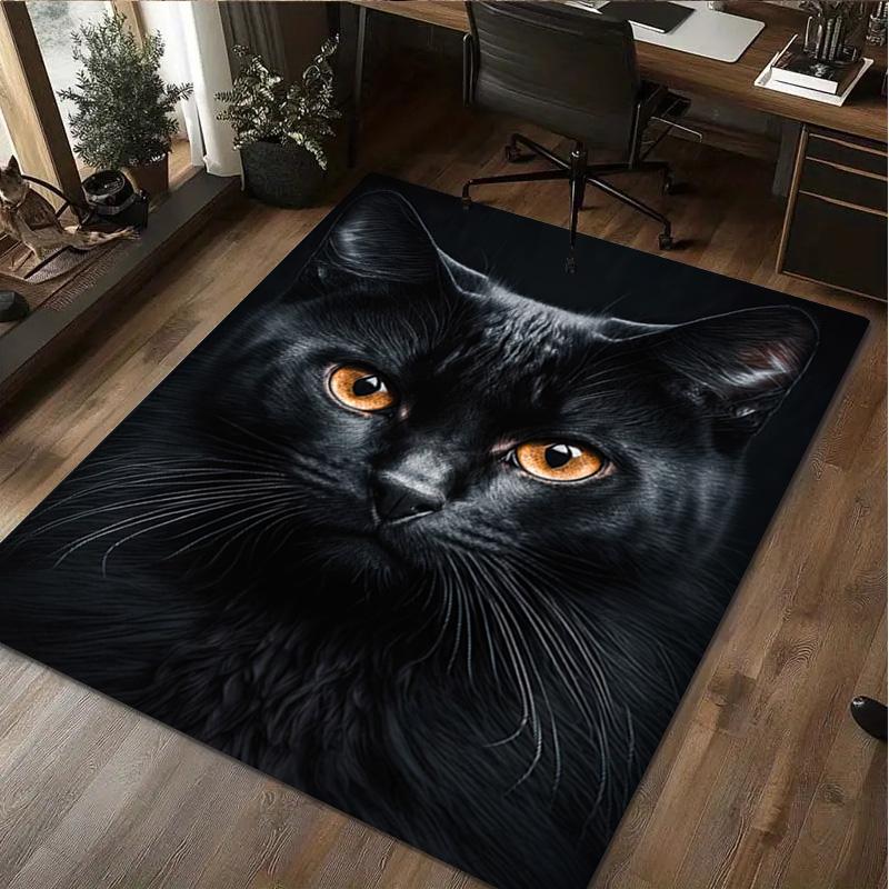 Katze Tier Teppich Haus Teppich Büro Dekorativer Teppich Für Wohnzimmer Schlafzimmer Fußmatte Boden Teppich Computer Stuhl Bereichsteppich