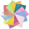 Origami Glitter 50 Sheets 15cm Square Aurora Color Glossy Paper One Side Origami Paper Colorful Thousand Cranes Decoration DIY Paper Handicraft Paper