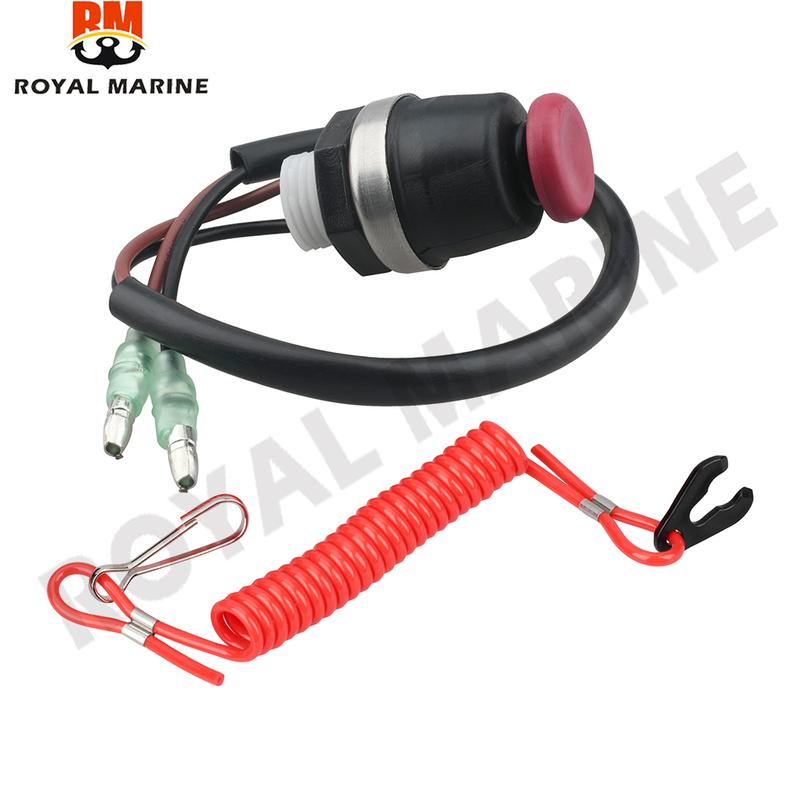 398-06830 Safety Stop Switch With Lanyard For Tohatsu Outboard Motor 398-06830-0 398068300M boat engine parts