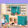Childrens Pretend Play Kitchen Toy Set With Fruit Cutting Simulation For Boys And Girls