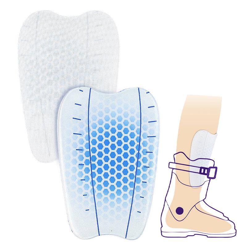 Ski Boot Gel Pad Shin Guard - Self-Adhesive, Soft and Anti-Abrasion