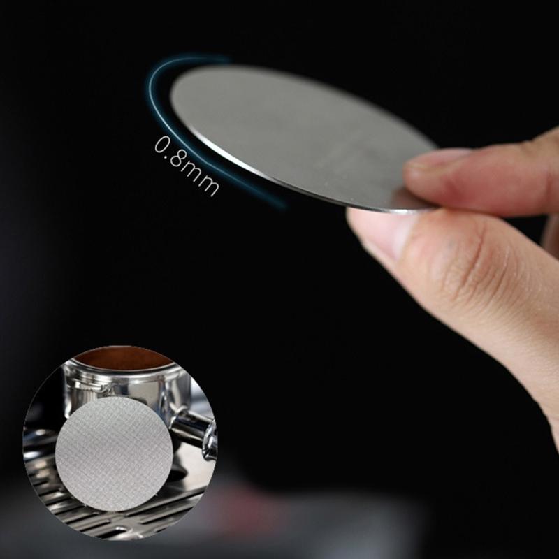 304 Stainless Steel Coffee Filter Fine Mesh Reusable For Espresso Maker Dishwasher Safe Sustainable Coffee Accessories