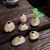 Mini Keramisk Vase Imiteret Sten Blomsterarrangement Dekoration Hydroponisk Blomsterplante Vase Kinesisk Stil Zen Hjemmekontor Dekoration