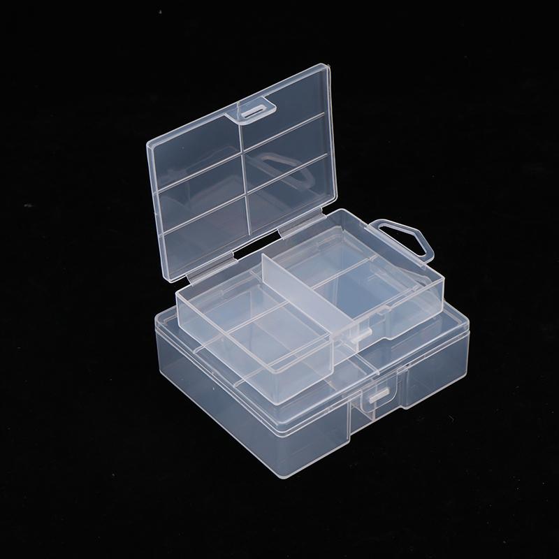 Battery Storage Holder Plastic Transparent Container For Maximum 24 X Aa Aaa Batteries Organizer Box Case