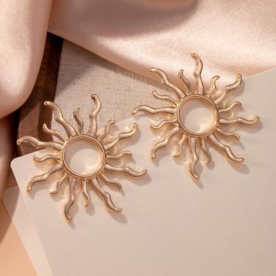 Modische und Elegante Sonnenblumen Ohrringe Ohrringe Schmuck Zubehör Geschenke