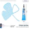 Beibao 3D Fabric Outline Pen Set - Gold & Colors for DIY Students
