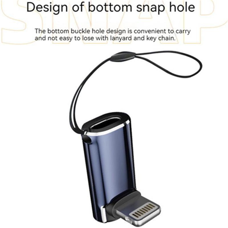 Typ-C Buchse auf Lightning Adapter Kompatibel für iOS Handykabel mit Emarker Chip 27W