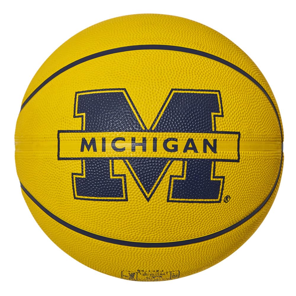 SPALDING Michigan Maze Rubber Yellow 7 Ball No. 85-132J