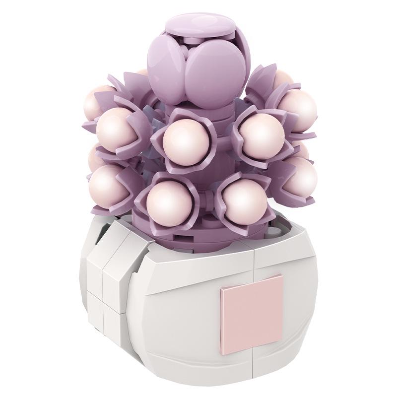 Bukiet Sukulentów Klocki - Prezenty Świąteczne i Zabawki