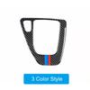 LHD Carbon Fiber Auto Center Control Gear Shift Panel Cover Sticker Interior Decoration Accessories For BMW 3 Series E90 E92 E93
