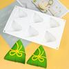 Stampi antiaderenti per Zongzi 6 cavità Stampo per dolci di riso Stampo per cioccolato per decorazione torte Fatto a mano