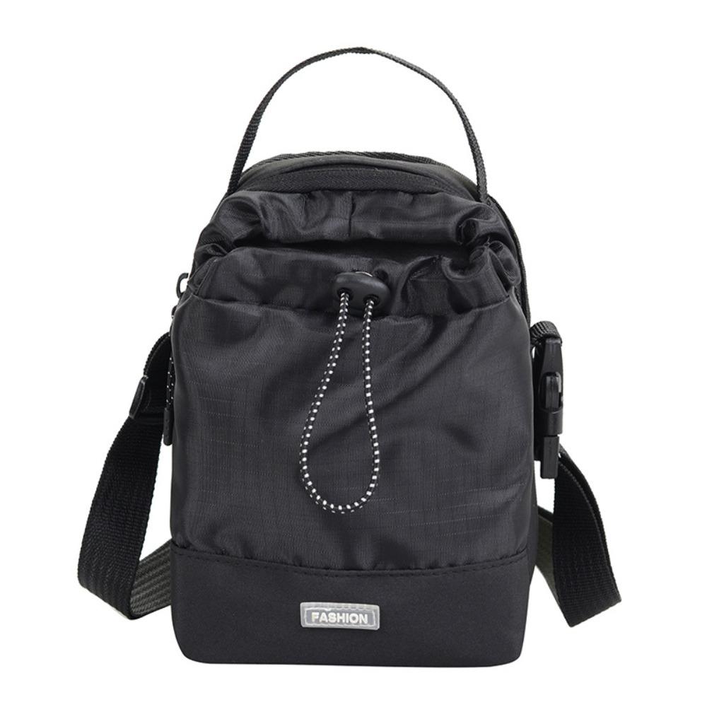 Nylon Phone Bag Lightweight Women Crossbody Bag Leisure Drawstring Shoulder Bag  Daily