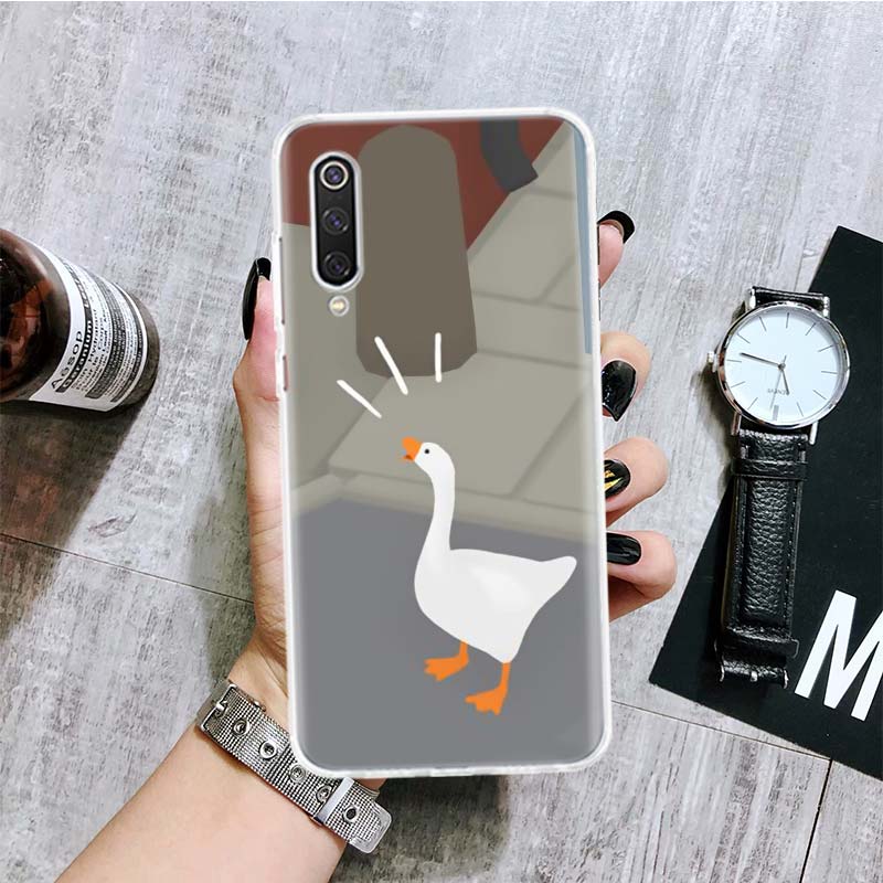 Cartoon Cute Goose Game Phone Case For Xiaomi Poco X3 Nfc F3 M3 F1 Mi Note 10 11 Lite 11T Pro 9 8 CC9 9T 10T 11i A3 A2 A1 Coque