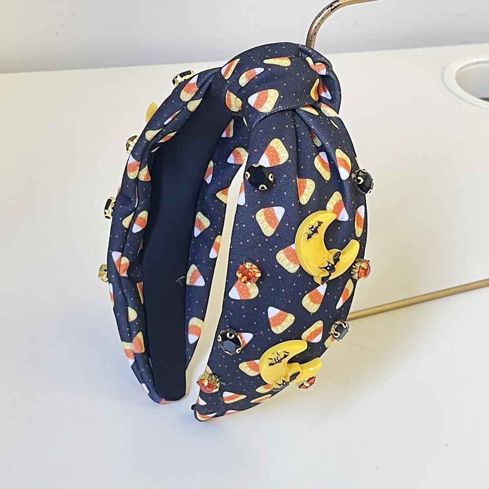 Halloween Ghost Skull Knot Padded Hairband Headband Adult Hair Accessories Hair Jewley