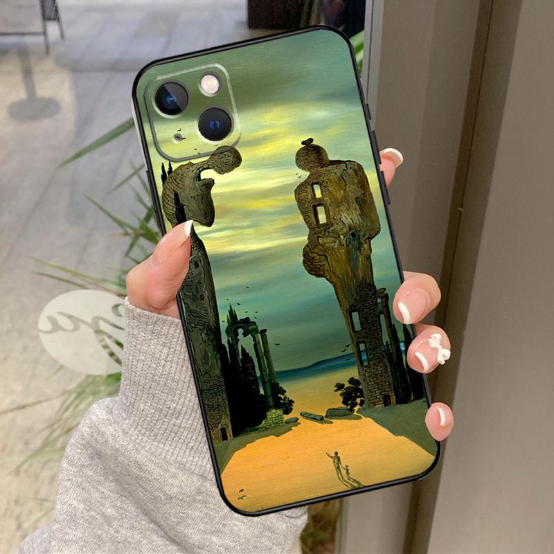 

Salvador Dali Painting Case For iPhone 17 Pro Max 15 14 13 12 11 16 Pro Max Plus 12 13 Mini 16e 17 Air Back Cover iPhone 17