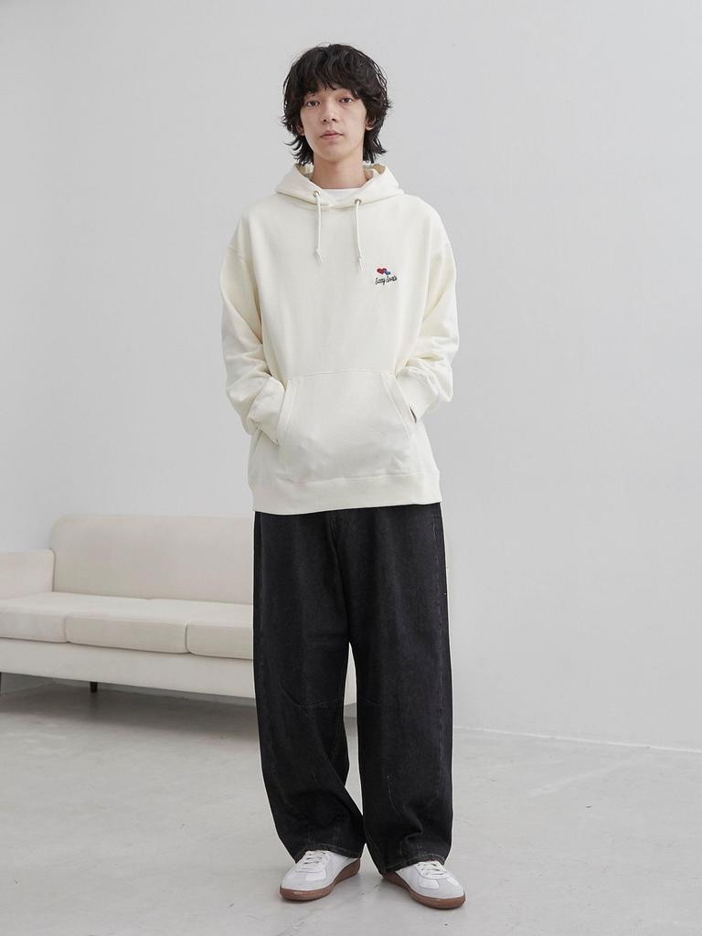 Cohen SunnySports Custom-Made One-Point Heart Embroidered Hoodie 75206020460 7950 NAVY (79) M