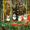 Christmas Snowman Design Wall Sticker Decal Removable PVC Bedroom Living Room Wall Art Mural Decor