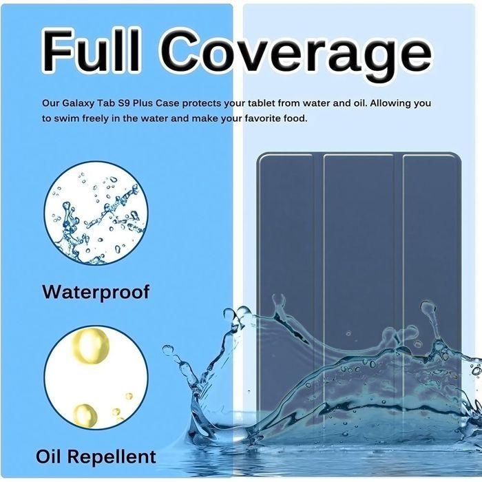 Coque de Protection - E.F.Connection - Samsung Galaxy Tab S10 Plus/S9 Plus - Antichoc Bleu Marine