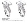 1 Pair Small Hoop Earrings for Women, Sparkling Rhinestone Hoop Earrings, Cubic Zirconia Jewelry Gift for Girlfriend Wife Mom